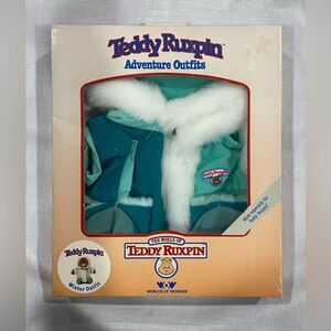 Vintage 1985 Teddy Ruxpin Adventure Outfits - Winter Outfit